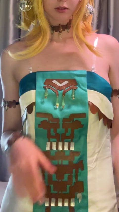 cosplay nsfw princess zelda teen tiktok clip