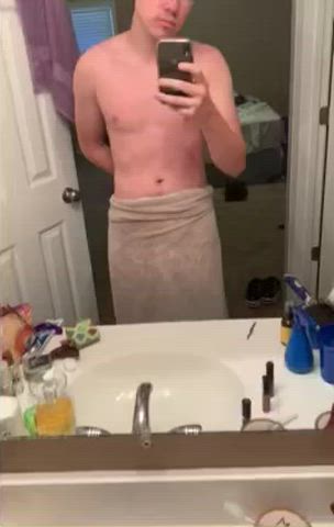 Big Dick Shower Towel clip