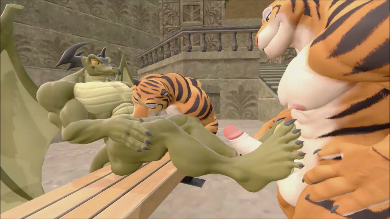 3D Animation Blowjob Foot Fetish Footjob Gay Nude Oral SFM clip