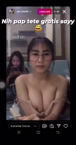 Ahegao Nipslip Small Tits Smoking clip