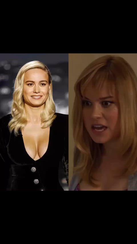 actress big tits boobs brie larson celebrity funny funny porn milf split screen porn