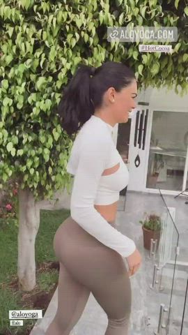 Ass Yoga Yoga Pants clip