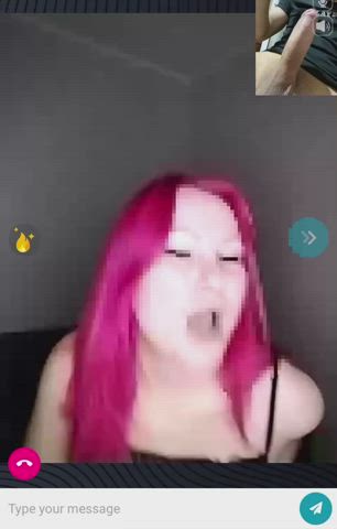 cam camgirl joi masturbating redhead sensual titty drop webcam clip