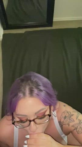 Amateur Cumshot Facial Glasses Homemade Purple Bitch Tattoo clip