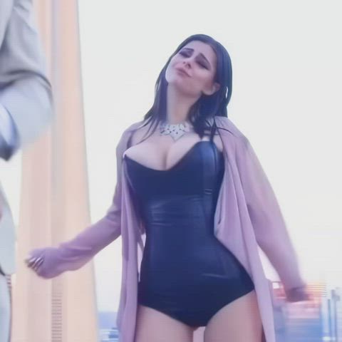 Big Tits Corset Slow Motion clip