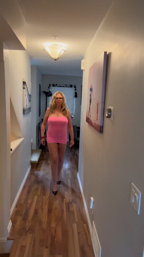 Pink is the best color for a bimbo slutwife