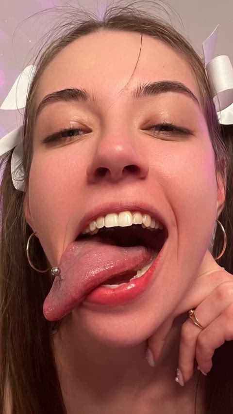 long tongue tongue tongue fetish clip