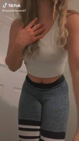 Ass Thong TikTok White Girl Yoga Pants clip