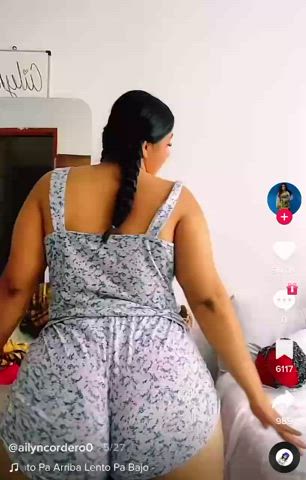 Fat ass Latina