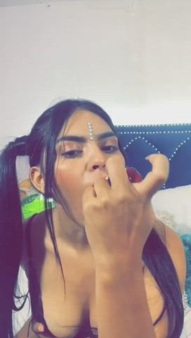 Big Tits Blowjob CamSoda Camgirl Latina clip