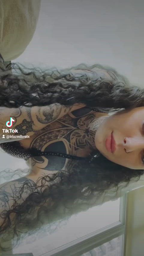 mistressmercyrage tattoo tiktok alt-girls pale-girls suicide-girls clip