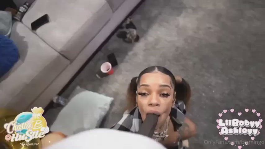 bbc blowjob ebony clip