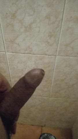 Bathroom Big Dick Jerk Off Male Masturbation Pee Peeing Piss Pissing clip