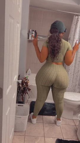 big ass booty ebony thick clip