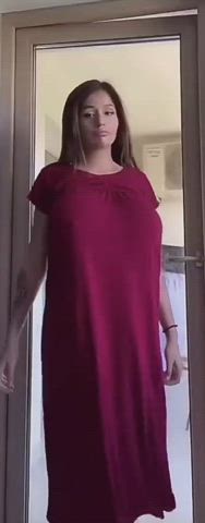 Big Tits Boobs Dress clip