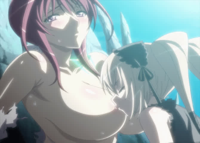 Anime Breast Sucking Breastfeeding Ecchi Huge Tits Yuri clip