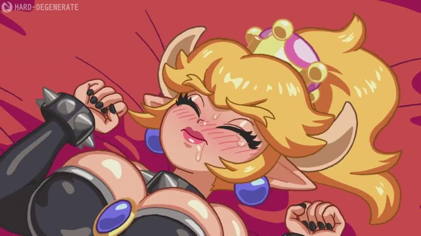 Princess Peach x Bowsette (Hard-Degenerate)
