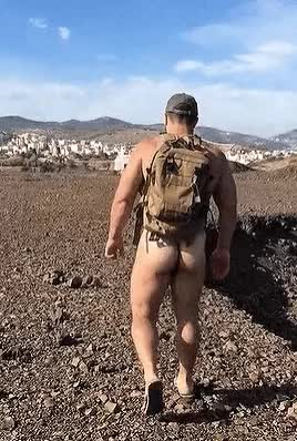 Naked hike ...