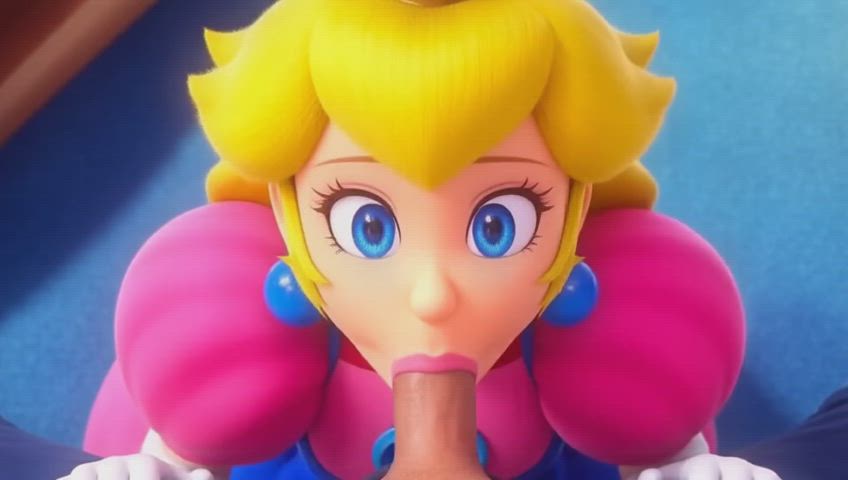 blowjob fake princess peach rule34 blowjobs clip