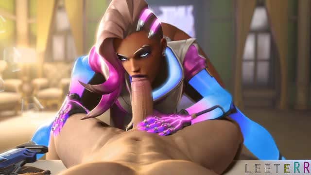 Sombra Taking Deep Dick In Her Mouth w/ sound