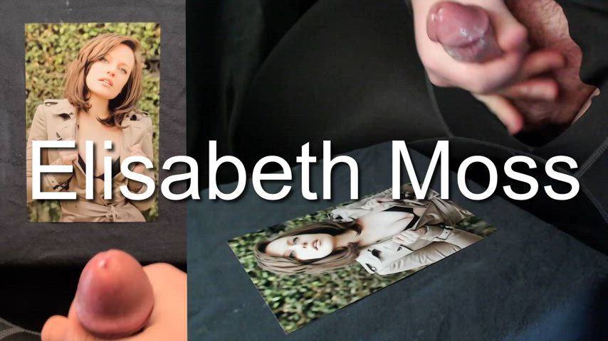 celebrity cum cumshot elisabeth moss tribute clip