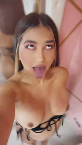 Ahegao GIF by carocano come here babe !! Online be my master caroo_cano