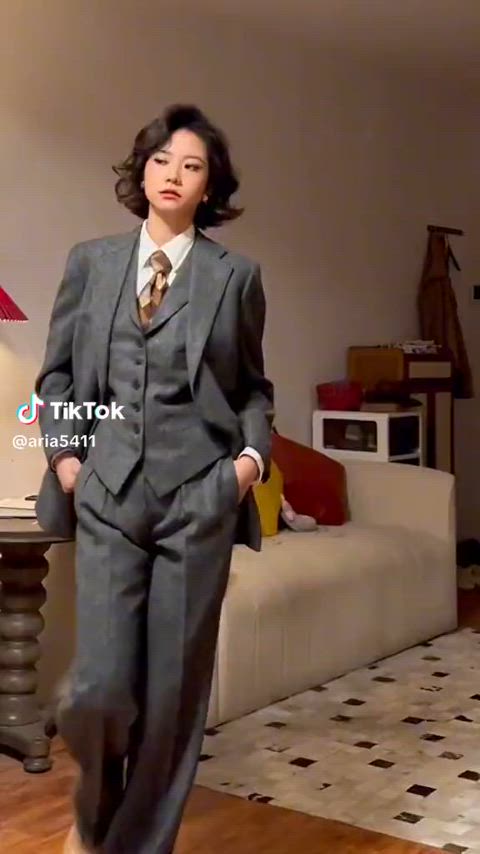 asian korean sfw tiktok tomboy clip