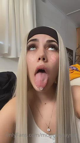 18 years old ahegao arab barely legal latina selfie spit teen tongue fetish clip