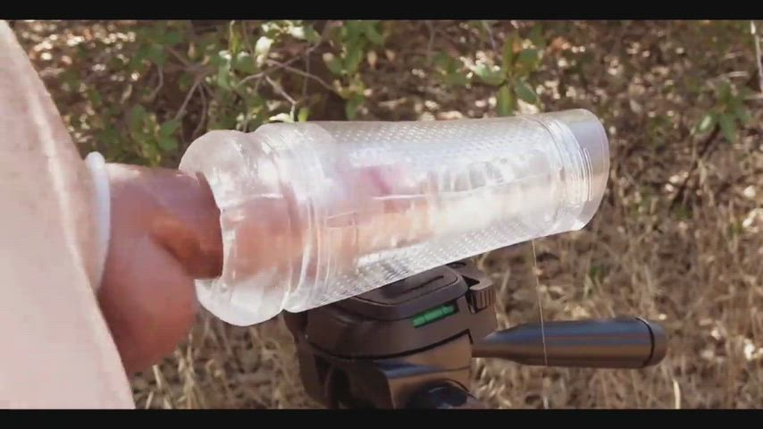 fleshlight masturbating outdoor clip