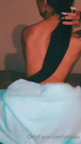 Ebony Twerking Towel clip