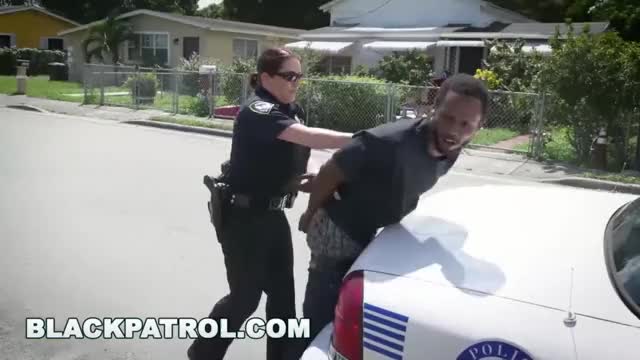 Black man arrested then gets fucked by cops