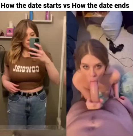 How the date starts vs How the date ends