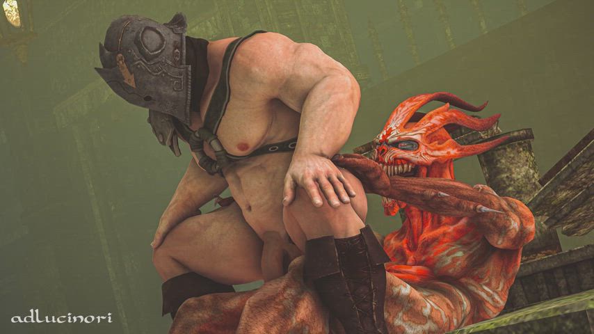 3d anal animation fantasy monster animated-sex gay-muscle masked monster-sex clip