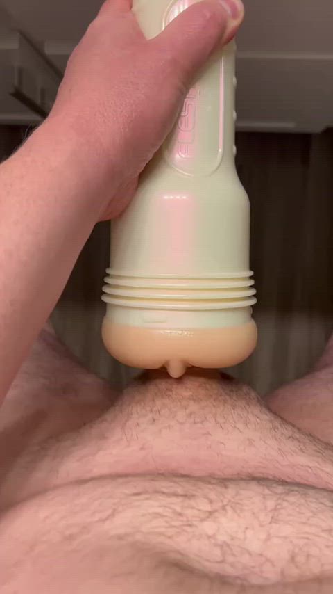 Stretching out my fleshlight today felt so good