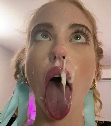 ahegao alt cum cum in mouth cumshot clip