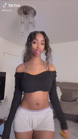 Ebony Shorts TikTok clip