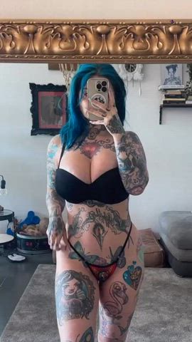 ass big ass big tits cleavage goth huge tits italian tattoo thong tits clip