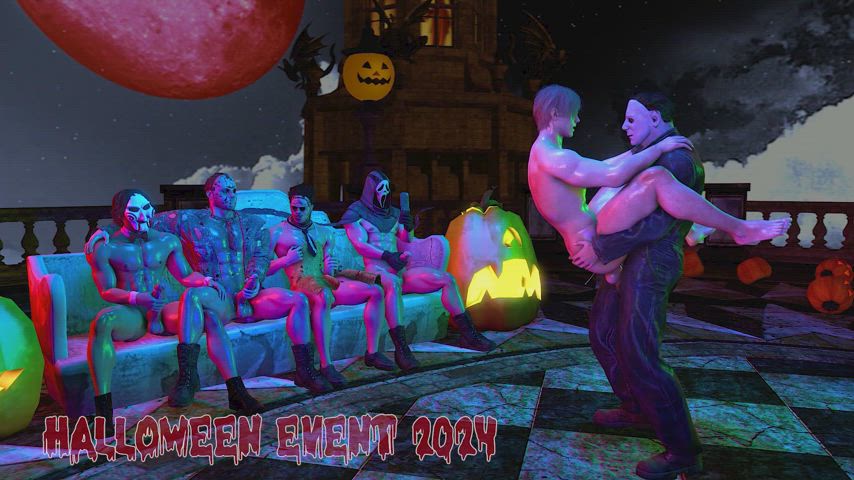 animation big dicks gangbang gay group sex halloween sfm standing missionary rough-sex