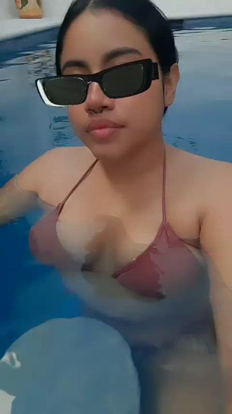 big tits bikini boobs huge tits latina nsfw natural tits pool teen tits covered-in-cum