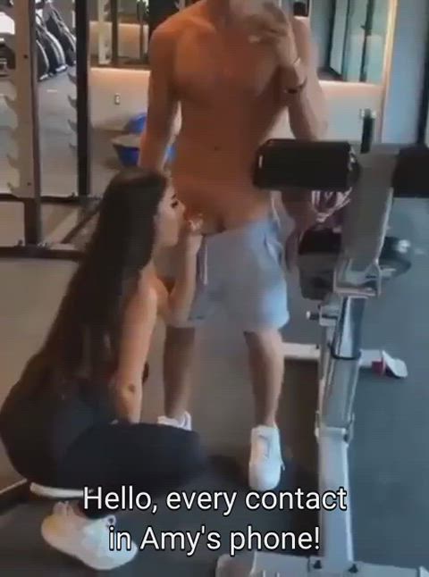 Gym hottie takes responsibility