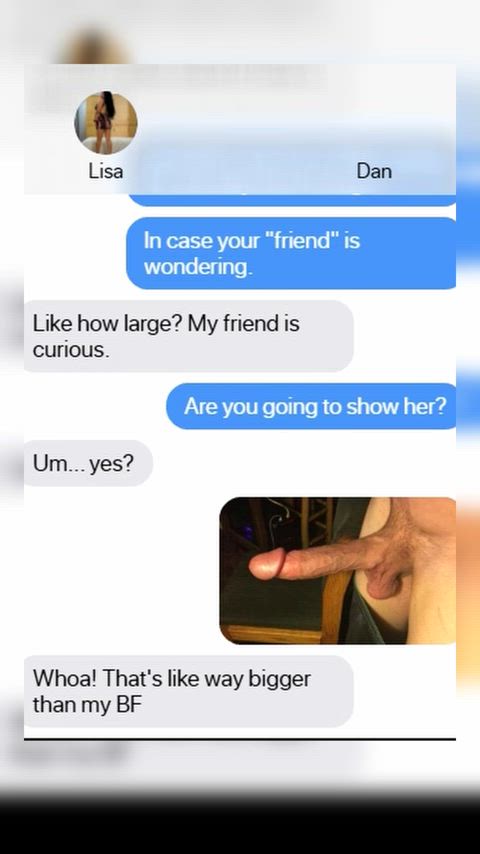 An accidental text message leads Lisa to cheating on her BF with his best friend