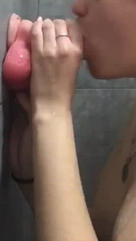 18 years old blowjob deepthroat dildo huge dildo shower teen throat fuck tits clip