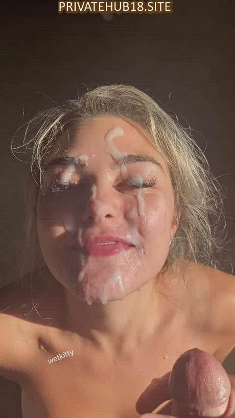 blonde blowjob cum cumshot facial milf pov teen tiktok tits clip