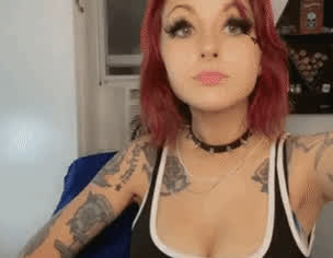 Goth Tattoo Tits clip