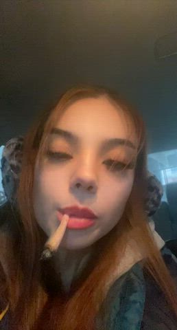 cute smoking teen clip