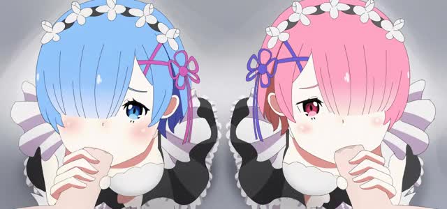 When both Rem and Ram are hungry for some dick