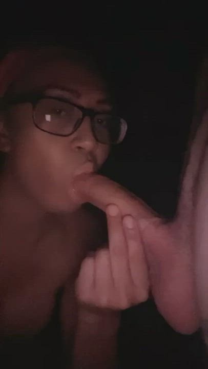 Big Dick Sucking Trans Porn GIF by kels4you
