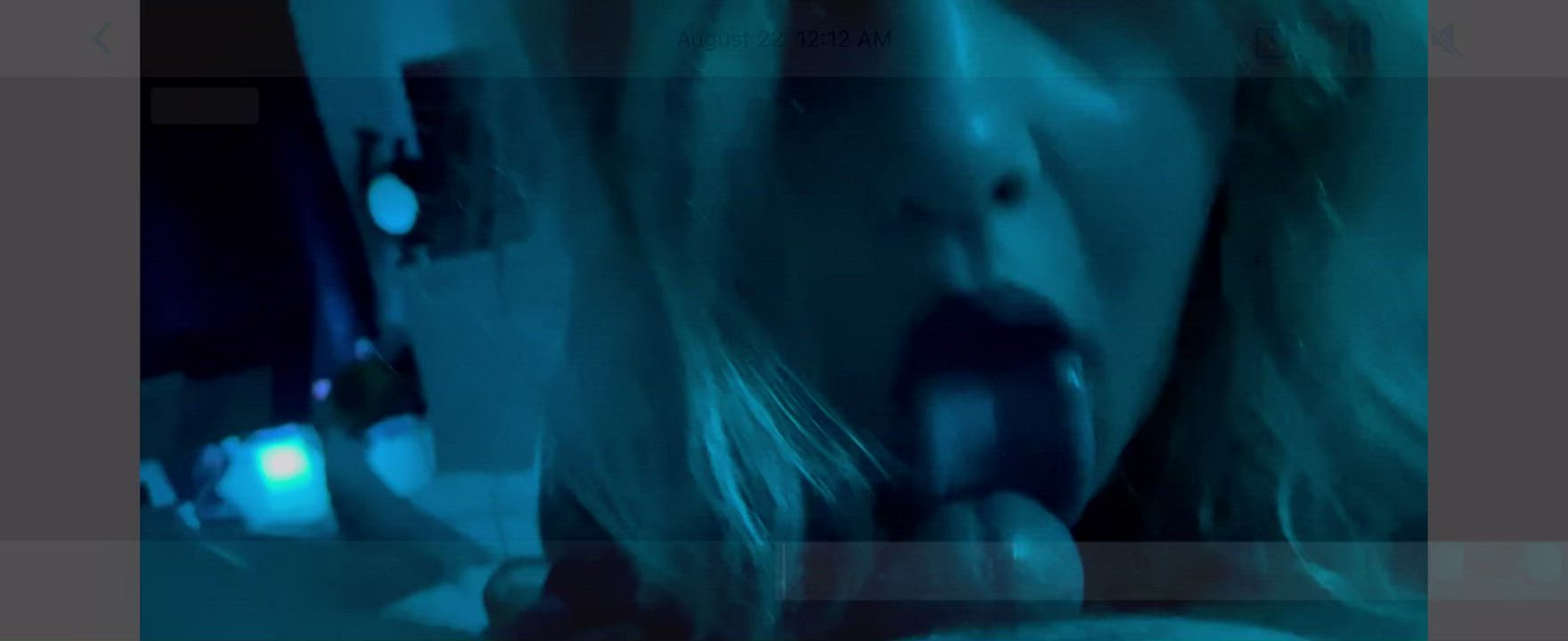 Blonde Lick Tease clip