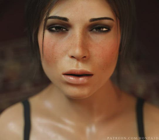 Lara Croft titfuck POV (Honta)