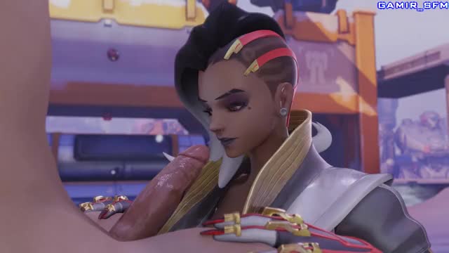 Sombra gets throated